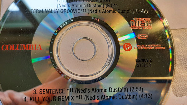 Ned's Atomic Dustbin : Kill Your Television (CD, Single)