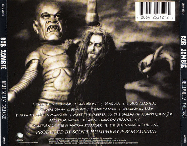 Rob Zombie : Hellbilly Deluxe (CD, Album)