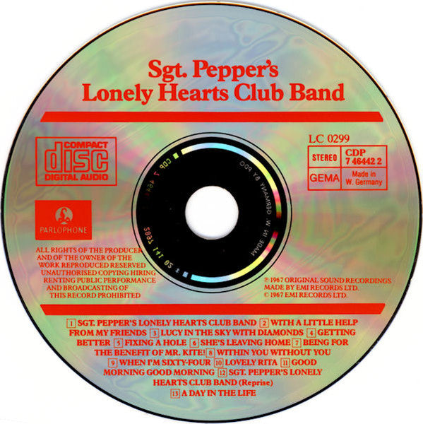 The Beatles : Sgt. Pepper's Lonely Hearts Club Band (CD, Album, RE, O-c)
