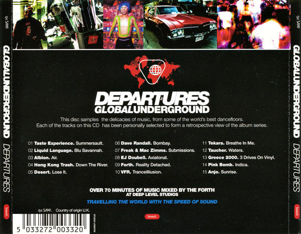 Various : Global Underground: Departures (CD, Comp, Mixed, Smplr)