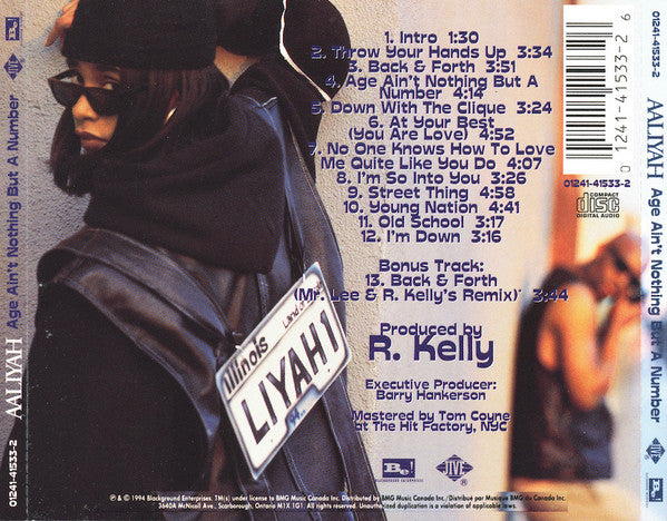Aaliyah : Age Ain't Nothing But A Number (CD, Album)