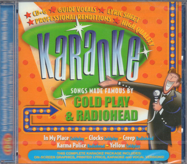 Unknown Artist : Karaoke Songs Made Famous By Coldplay & Radiohead (CD, Album)