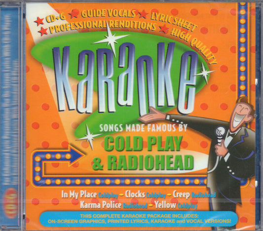 Unknown Artist : Karaoke Songs Made Famous By Coldplay & Radiohead (CD, Album)