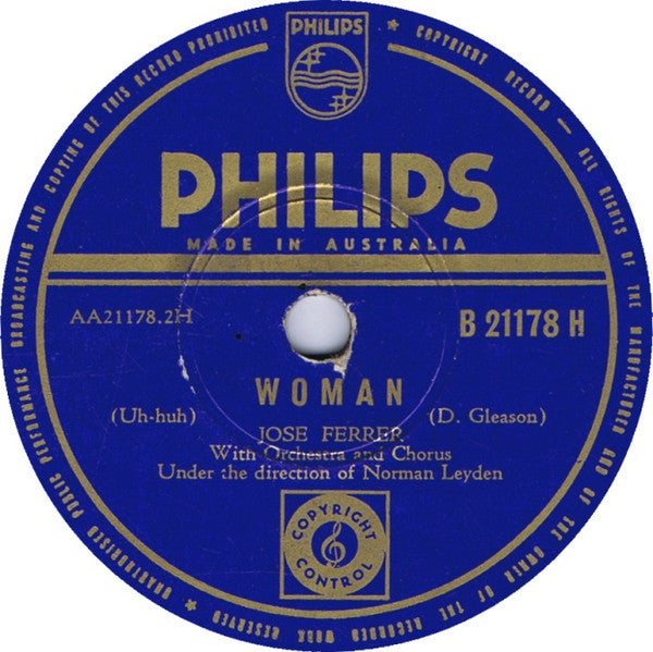 Rosemary Clooney / Jose Ferrer* : Man (Uh-Huh) / Woman (Uh-Huh) (Shellac, 10")