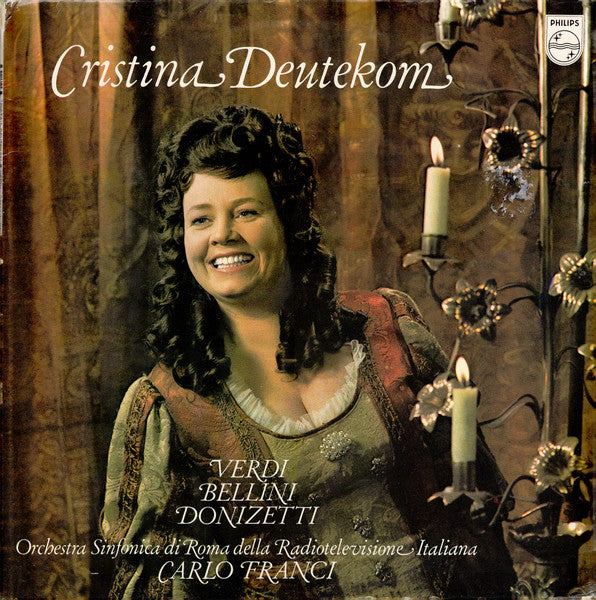 Cristina Deutekom / Giuseppe Verdi, Vincenzo Bellini, Gaetano Donizetti, Orchestra Sinfonica Di Roma Della RAI : Opera Arias (LP)