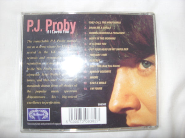 P.J. Proby : If I Loved You (CD)