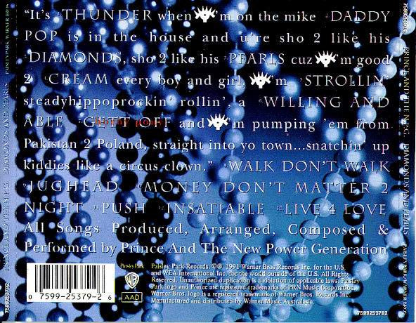 Prince & The New Power Generation : Diamonds And Pearls (CD, Album, RE)