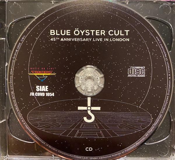 Blue Öyster Cult : 45th Anniversary Live In London (CD, Album + DVD-V, NTSC + Dlx)