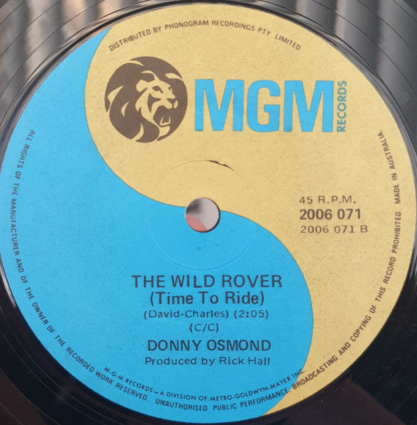 Donny Osmond : Go Away Little Girl (7", Single)