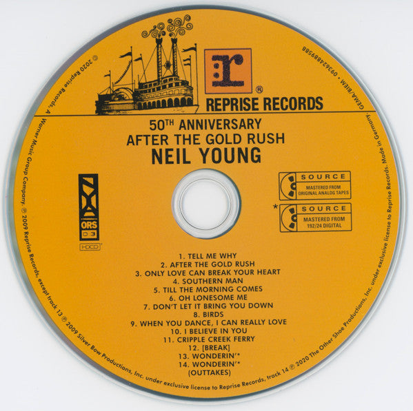 Neil Young : After The Gold Rush (HDCD, Album, RE, 50t)