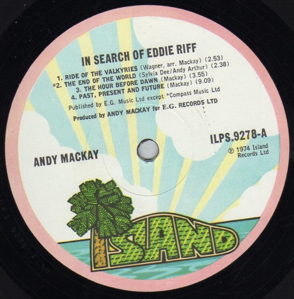Andy Mackay : In Search Of Eddie Riff (LP, Album)