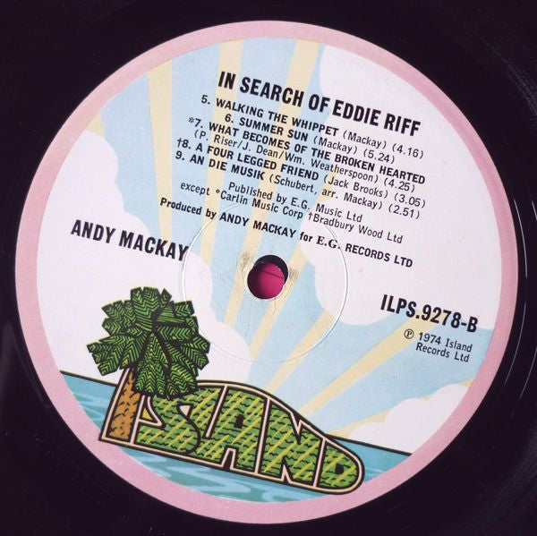 Andy Mackay : In Search Of Eddie Riff (LP, Album)