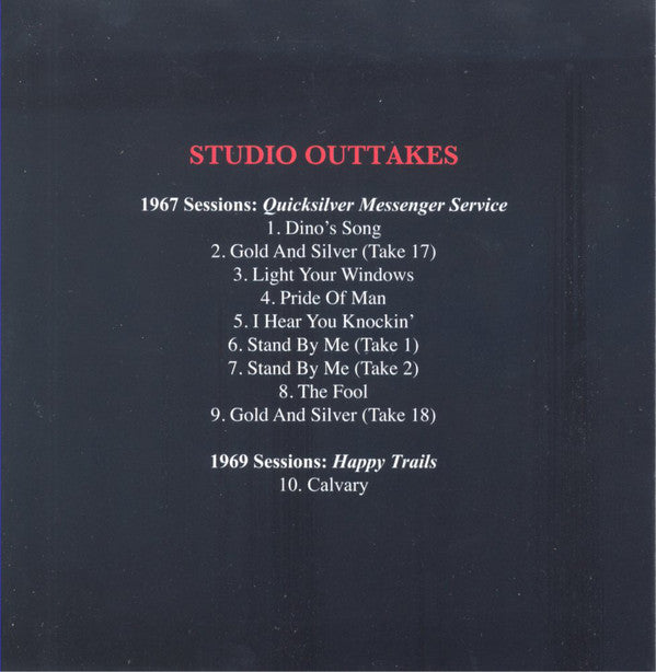 Quicksilver Messenger Service : Anthology Box 1966-1970 (Box, Comp + CD, Comp + CD, Comp + CD, Comp + DVD)