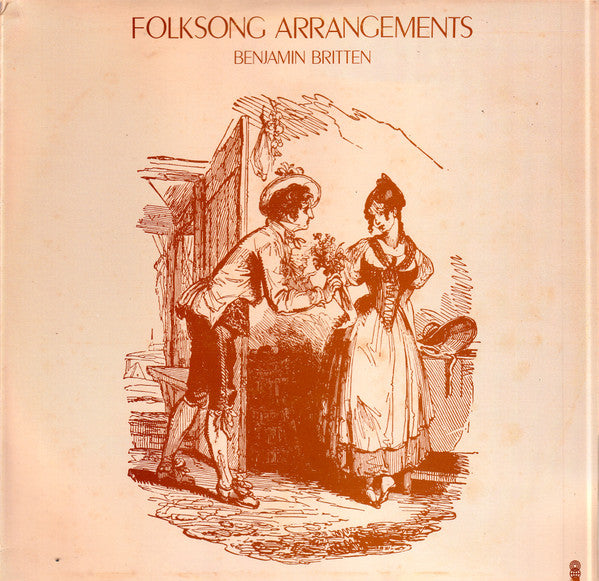 Benjamin Britten, Peter Pears, Osian Ellis : Folk Song Arrangements (LP)