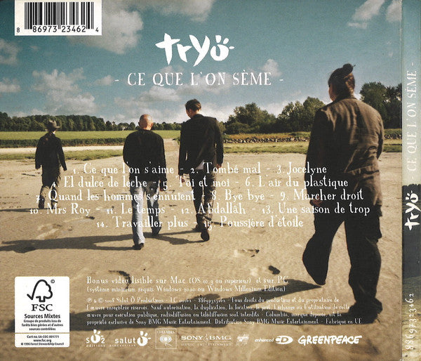 Tryo : Ce Que L'on Sème (CD, Album, Enh, Dig)