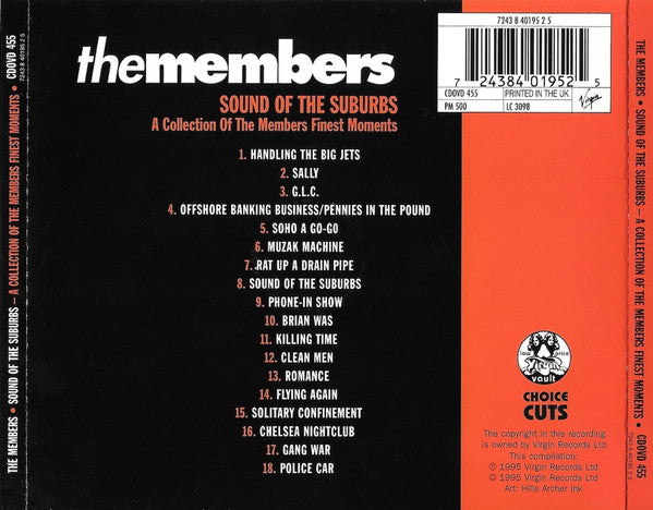 The Members : Sound Of The Suburbs - A Collection Of The Members Finest Moments (CD, Comp)