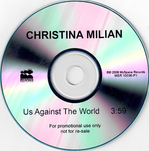 Christina Milian : Us Against The World (CDr, Single, Promo)