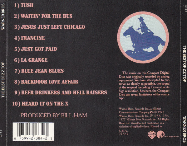 ZZ Top : The Best Of ZZ Top (CD, Comp, RE, RP)
