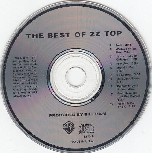 ZZ Top : The Best Of ZZ Top (CD, Comp, RE, RP)