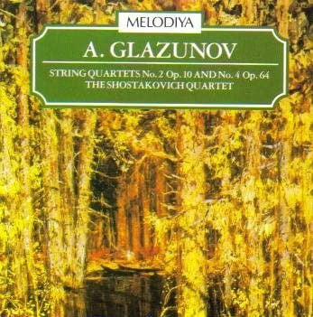 Alexander Glazunov, Shostakovich Quartet : String Quartets (CD, Album)