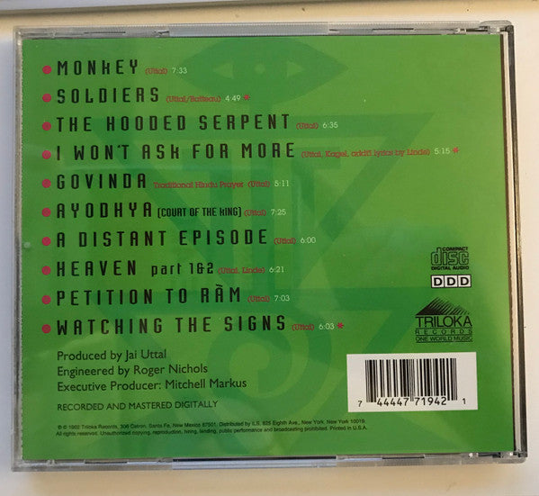 Jai Uttal : Monkey (CD)