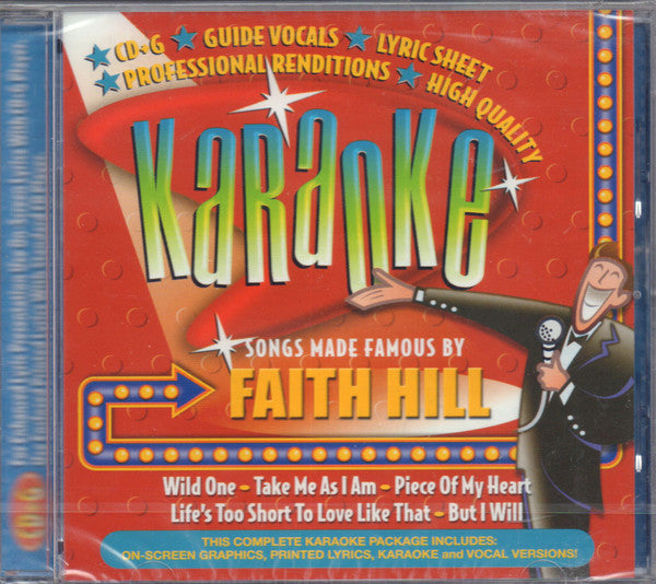 Unknown Artist : Karaoke Songs Made Famous By Faith Hill (CD, Album)