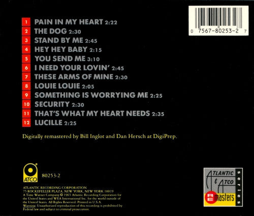 Otis Redding : Pain In My Heart (CD, Album, RE, RM)