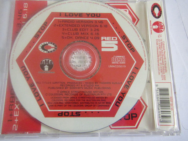 Red 5 : I Love You...Stop! (CD, Maxi)