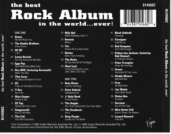 Various : The Best Rock Album In The World... Ever (2xCD, Comp)