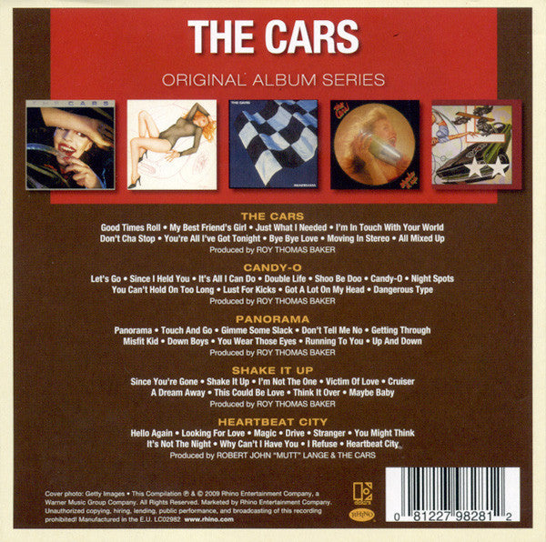 The Cars : Original Album Series (CD, Album, RE, RP + CD, Album, RE, RP + CD, Album,)