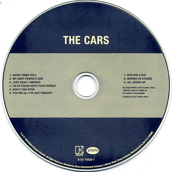 The Cars : Original Album Series (CD, Album, RE, RP + CD, Album, RE, RP + CD, Album,)