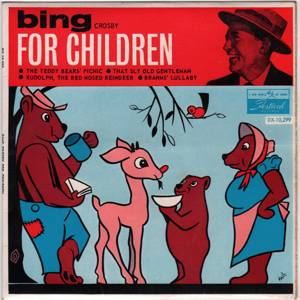Bing Crosby : Bing Crosby For Children (7", EP, Mono)