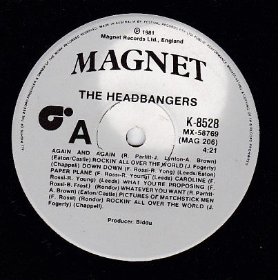The Headbangers (4) : Status Rock (7", Single)