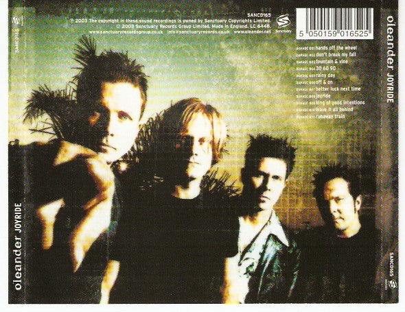 Oleander : Joyride (CD, Album)