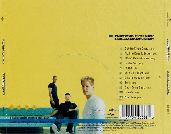 soulDecision : No One Does It Better (CD, Album)