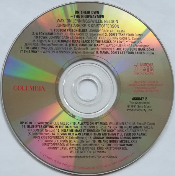 The Highwaymen : Perform On Their Own (CD, Comp)