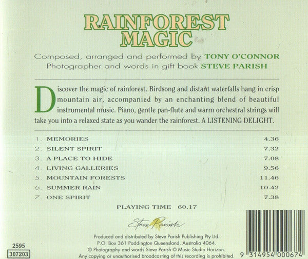 Tony O'Connor (2) : Rainforest Magic (CD, Album)