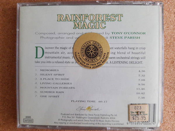 Tony O'Connor (2) : Rainforest Magic (CD, Album)