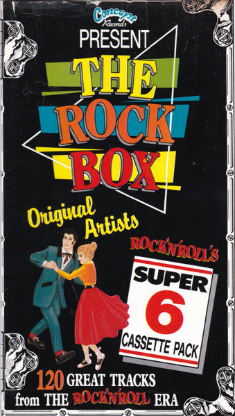 Various : The Rock Box - Various Artists (6xCass, Comp, Whi + Box)