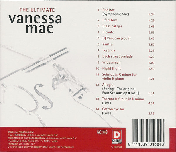 Vanessa Mae* : The Ultimate Vanessa Mae (CD, Comp)