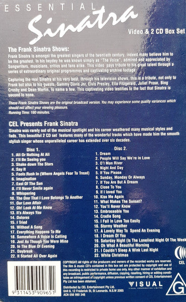 Frank Sinatra : Essential Sinatra (2xCD, Comp, Ltd + VHS, PAL)