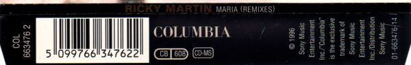 Ricky Martin : Maria (Remixes) (CD, Maxi)
