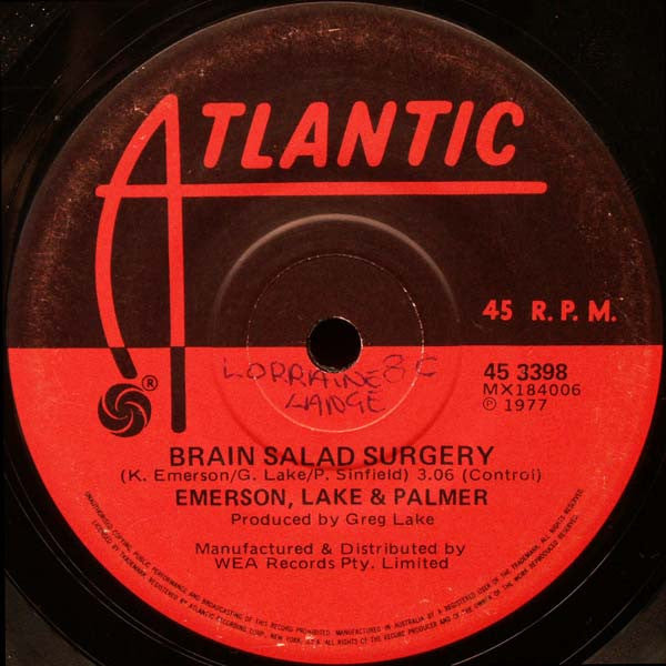 Emerson, Lake & Palmer : Fanfare For The Common Man (7", Single)