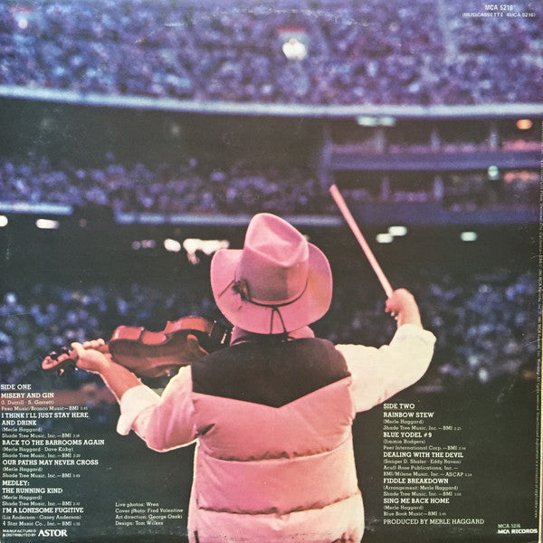 Merle Haggard : Rainbow Stew (Live At Anaheim Stadium) (LP, Album)