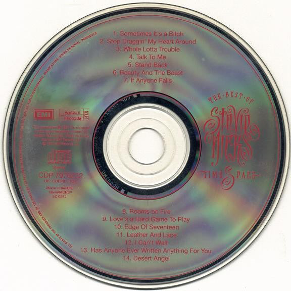 Stevie Nicks : Timespace - The  Best Of Stevie Nicks (CD, Comp, EMI)