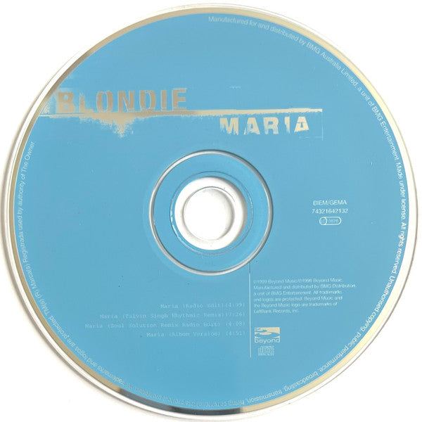 Blondie : Maria (CD, Single)