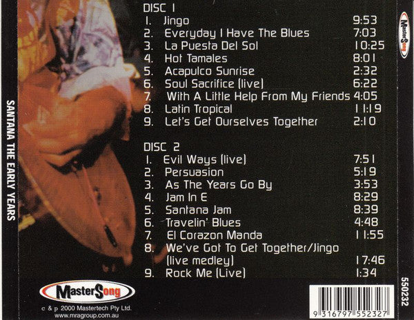 Santana : The Early Years (2xCD, Comp)