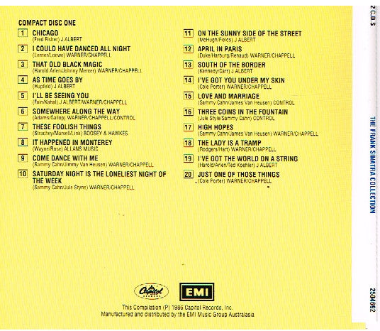 Frank Sinatra : The Frank Sinatra Collection (2xCD, Comp)