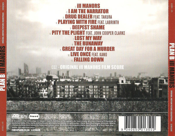 Plan B (4) : ill Manors (CD, Album + CD, Album + Dlx)