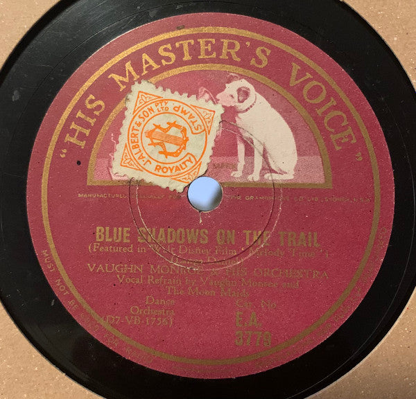 Vaughn Monroe And His Orchestra : Melody Time / Blue Shadows On The Trail (Shellac, 10")